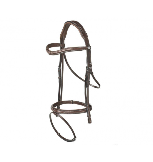 PRESTIGE ITALIA ELBA HEADSTALL E115 WITHOUT REINS - 1 in category: Bridles for horse riding