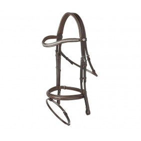 PRESTIGE ITALIA ISCHIA E118 ZAUMZEUG MIT DOPPELZÜGEL - 1 in der Kategorie: Trensenzäume