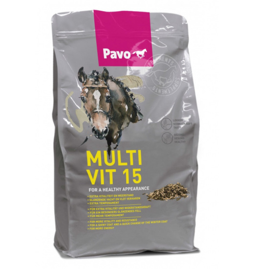 PAVO MULTIVIT15 VITAMINS - 1 in category: Horse vitamins for horse riding