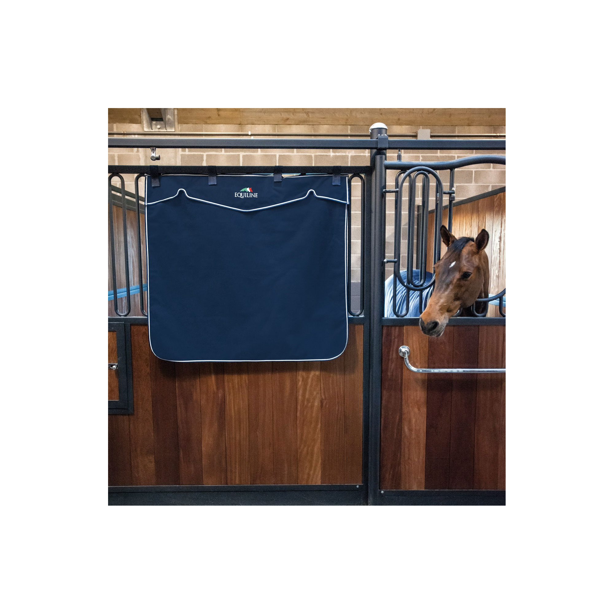Equiline SHORT STABLE CURTAIN Equestrian Shop