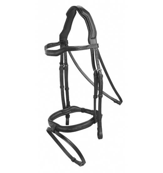 PRESTIGE ITALIA E125 SPORT FANCY STITCHING ENGLISH HEADSTALL - 1 in category: Bridles for horse riding
