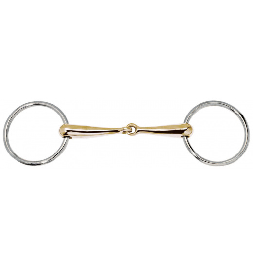BUSSE SNAFFLE BIT KAUGAN, THIN - 1 in category: Single joined bits for horse riding