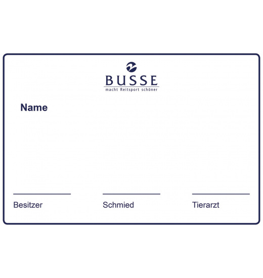 BUSSE TABLICZKA NA BOKS STABLE Busse BUSSE TABLICZKA NA BOKS STABLE