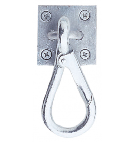 BUSSE TIE RING FIRE BRIGADE PLATTE, ZINC-PLATED - 1 in category: Stable for horse riding
