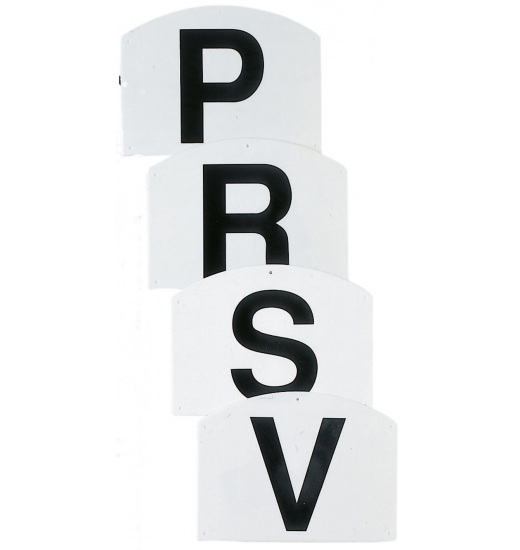 SCHRAUBBARE BUCHSTABEN FÜR DAS DRESSURVIERECK, ERGÄNZUNGSSET SCHRAUBBARE BUCHSTABEN FÜR DAS DRESSURVIERECK, ERGÄNZUNGSSET