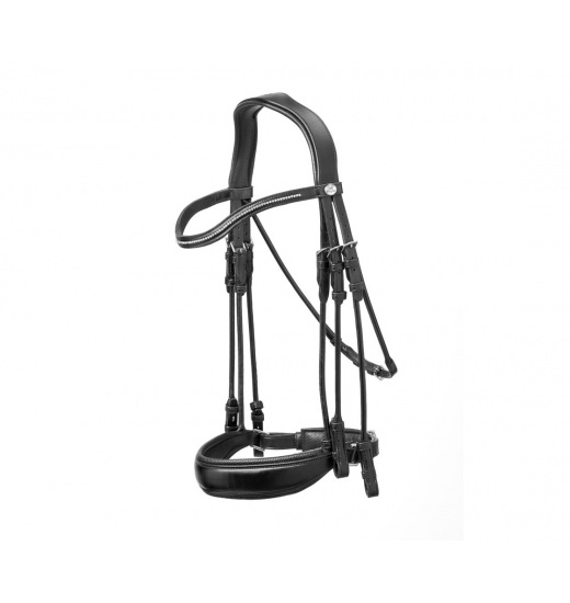 PRESTIGE ITALIA E135 SPORT DRESSAGE BRIDLE - 1 in category: Weymouth bridles for horse riding