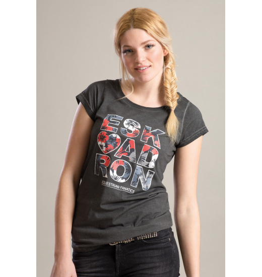 NALA LADIES SLIM T-SHIRT ACID ANTHRA NALA LADIES SLIM T-SHIRT ACID ANTHRA