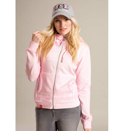 LILI LADIES HOODIE ACID POWDERROSE LILI LADIES HOODIE ACID POWDERROSE