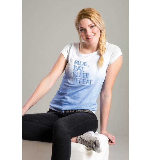 NALA LADIES SLIM T-SHIRT FADE BLUE NALA LADIES SLIM T-SHIRT FADE BLUE