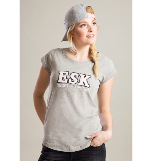 NALA LADIES SLIM T-SHIRT GREY MELANGE NALA LADIES SLIM T-SHIRT GREY MELANGE