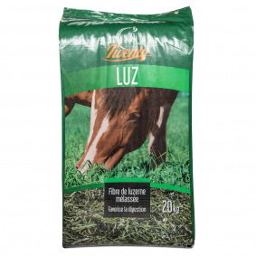 TWENTY LUZ MELTED ALFALFA FIBERS - 1 in category: feed and supplements for horse riding