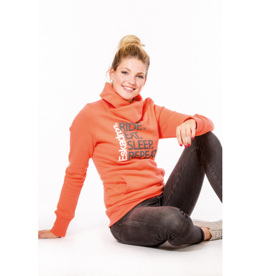 DONNA WOMEN'S HOODIE CORAL DONNA WOMEN'S HOODIE CORAL