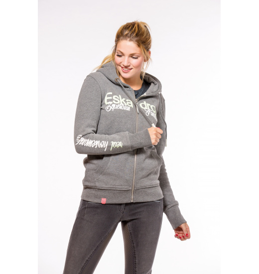 ZAZA WOMEN'S HOODIE GREY MELANGE ZAZA WOMEN'S HOODIE GREY MELANGE