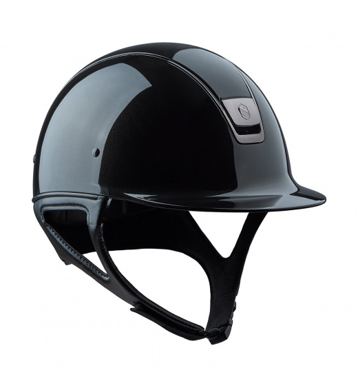 SAMSHIELD KASK SHADOW GLOSSY CZARNY - 1 w kategorii: Kaski jeździeckie do jazdy konnej