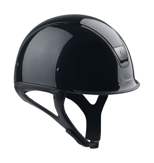 SAMSHIELD RACE SHADOW GLOSSY HELMET BLACK - 1 in category: Horse riding helmets for horse riding