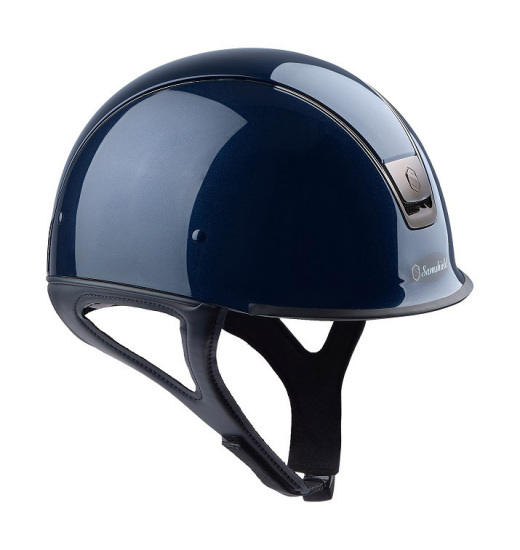 SAMSHIELD RACE SHADOW GLOSSY HELMET NAVY - 1 in category: Horse riding helmets for horse riding