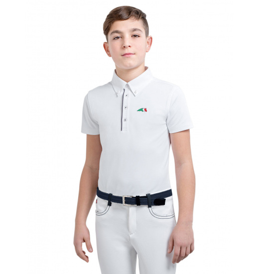 EQUILINE JUSTIN BOYS SHOW SHIRT - 1 in category: Show shirts for horse riding
