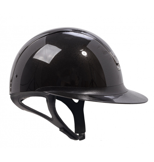 SAMSHIELD MISS SHIELD SHADOW GLOSSY / 5 SWAROVSKI / HELMET BLACK - 1 in category: Horse riding helmets for horse riding