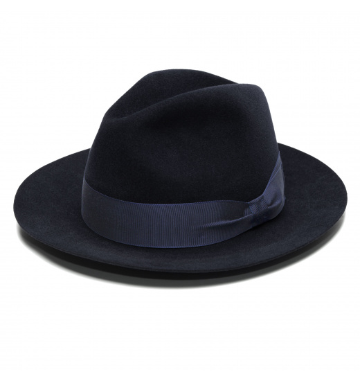 CRAVATICA FEDORA MENS HAT NAVY