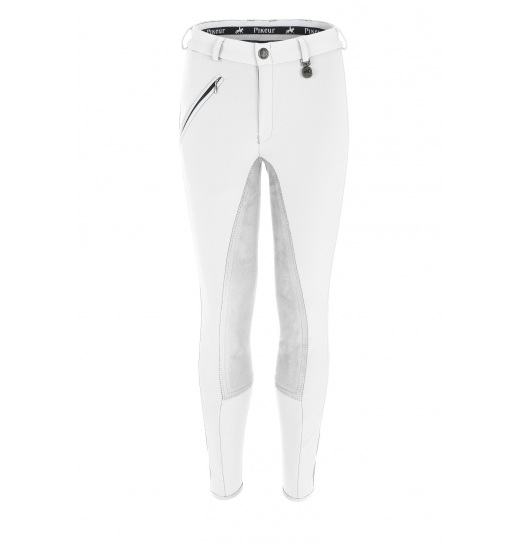 PIKEUR LUGANA GIRLS' MCCROWN BREECHES WHITE