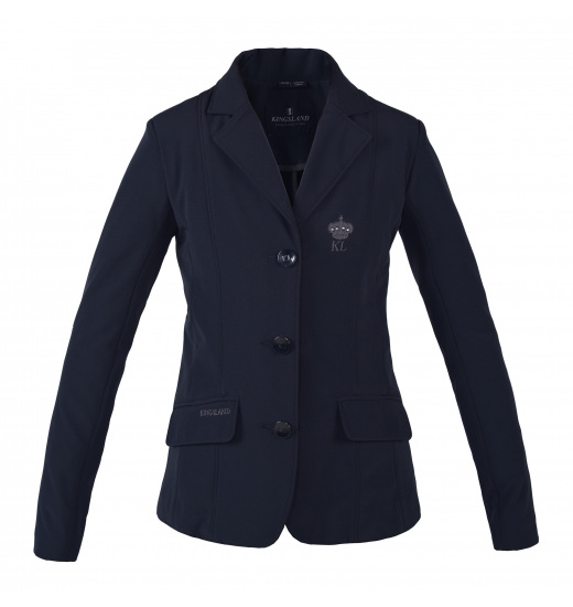 KINGSLAND SOFTSHELL GIRLS' CLASSIC SHOW JACKET - 1 in category: Kids for horse riding
