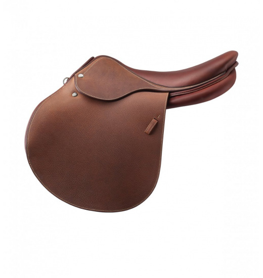 RENAISSANCE PRINTED LEATHER H JUMPING SADDLE - 1 in category: Jumping saddles for horse riding