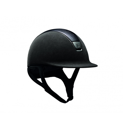 KASK PREMIUM / SKÓRA TOP / ALCANTARA SZARY / SREBRNY CHROM / SZARY KASK PREMIUM / SKÓRA TOP / ALCANTARA SZARY / SREBRNY CHROM / SZARY