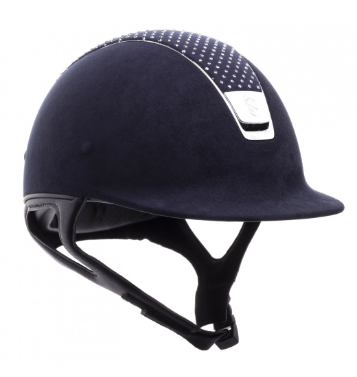 KASK PREMIUM / SPARKLING BLUE TOP / SREBRNY CHROM / GRANATOWY KASK PREMIUM / SPARKLING BLUE TOP / SREBRNY CHROM / GRANATOWY