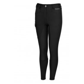 PIKEUR SAMMY WOMEN'S FULL GRIP BREECHES BLACK