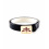 MaKeBe MAKEBE LUXY GLAZE BELT NAPPA LEATHER AND BRASS BLACK