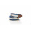 MaKeBe MAKEBE MEN'S ELASTIC LINEN BELT WHITE