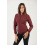 MaKeBe MAKEBE GAIA WOMEN'S TECHNICAL SWEATSHIRT MAROON