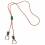 MAKEBE NECKLACES WITH WAVE STIRRUPS BROWN
