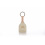 MaKeBe MAKEBE STIRRUP TUSCANY LEATHER KEY RING BEIGE