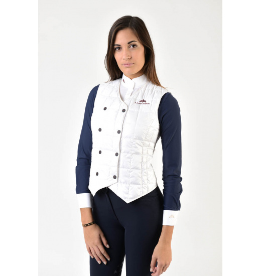 MAKEBE LADYBIRD WOMEN'S BODY WARMER WHITE