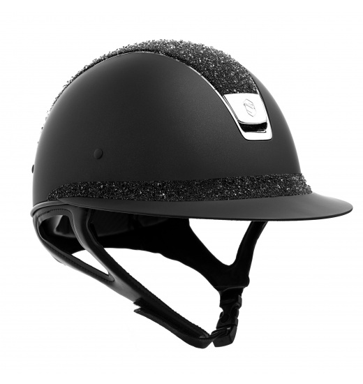 SAMSHIELD KASK MISS SHIELD SHADOWMATT / CRYSTAL MEDLEY BLACK / CZARNY - 1 w kategorii: Kaski jeździeckie do jazdy konnej