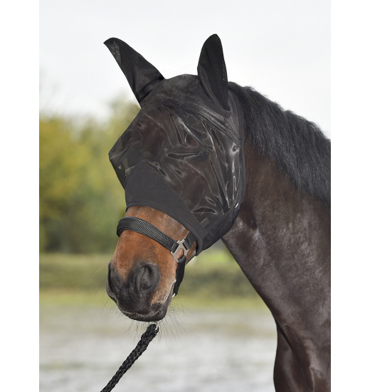 BUSSE FLY MASK FLY SAVER BLACK