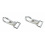 Busse BUSSE SNAP HOOKS RUGS, SET OF 2 SILVER