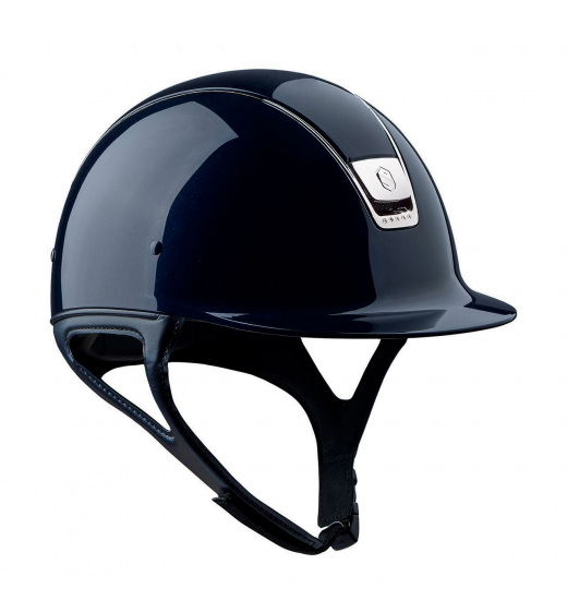 SAMSHIELD SHADOW GLOSSY / 5 SWAROVSKI / NAVY - 1 in category: Horse riding helmets for horse riding