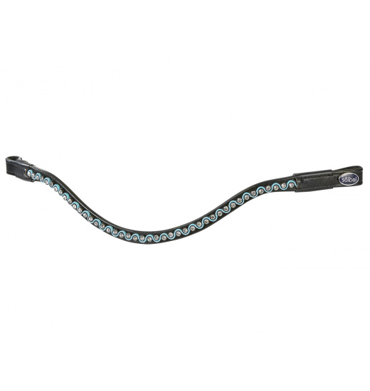 BUSSE BROWBAND COLOUR-WAVE BLACK