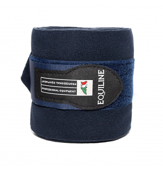 EQUILINE POLO FLEECE BANDAGES 4-PACK NAVY
