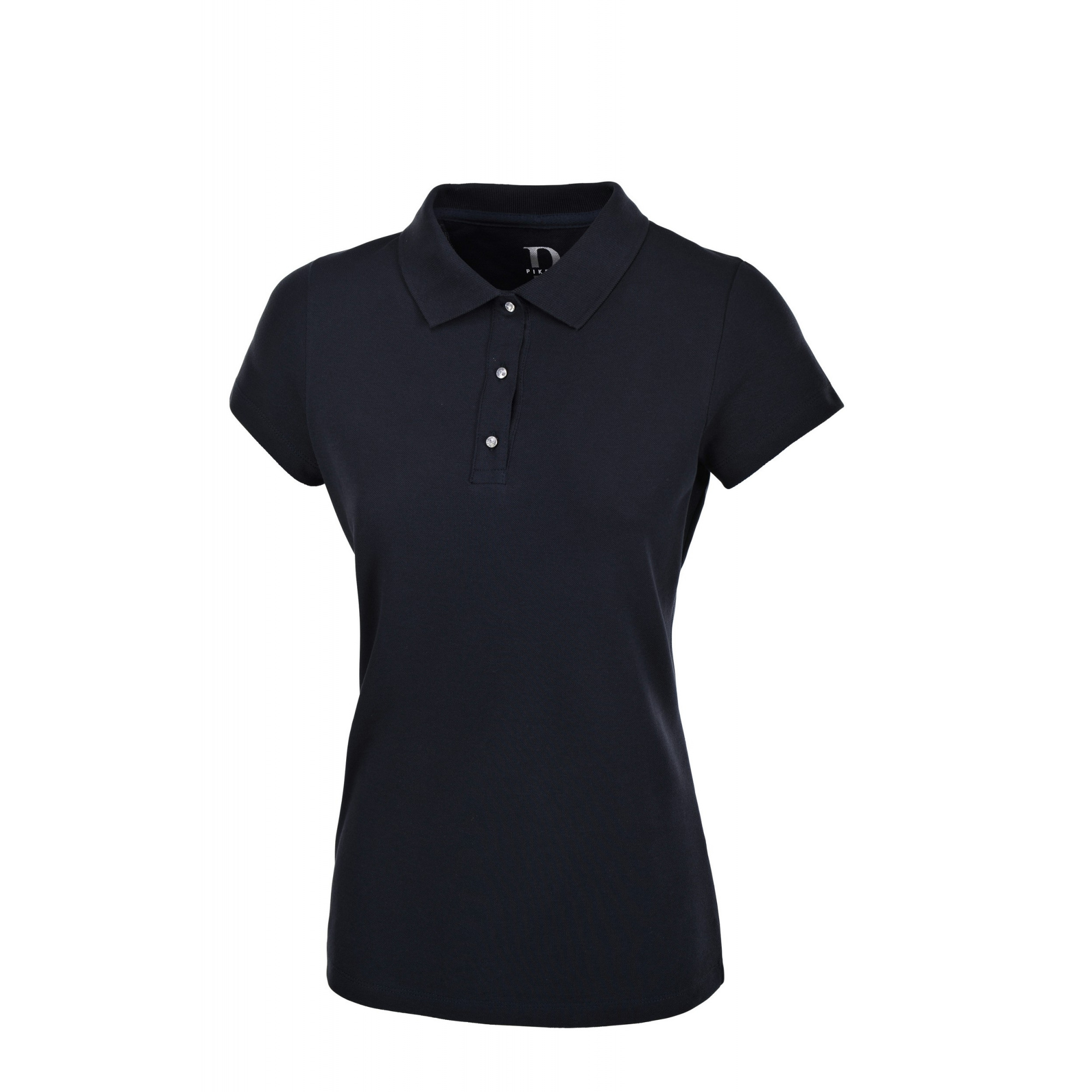 black womens polo shirt