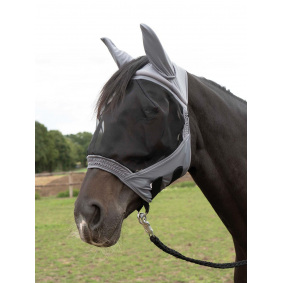 Busse Fly Hood Jersey Ear Cover Fly Cap Fly Mask Thoroughbred P White Wb 