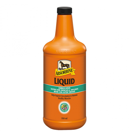 Absorbine ABSORBINE LINIMENT LIQUID NYUGTATÓ HATÁSÚ BEDÖRZSÖLŐ KÉSZÍTMÉNY LOVAKNAK 950 ML