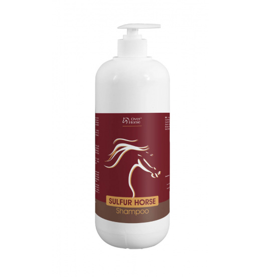 OVER HORSE SZAMPON Z AKTYWNĄ BIOSIARKĄ SULFUR HORSE SHAMPOO 1L - 1 w kategorii: Szampony dla koni do jazdy konnej