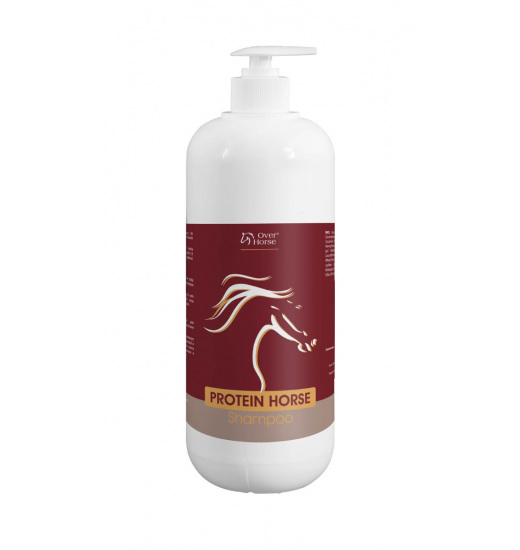 OVER HORSE SZAMPON REGENERACYJNY PROTEIN HORSE SHAMPOO 1L - 1 w kategorii: Szampony dla koni do jazdy konnej