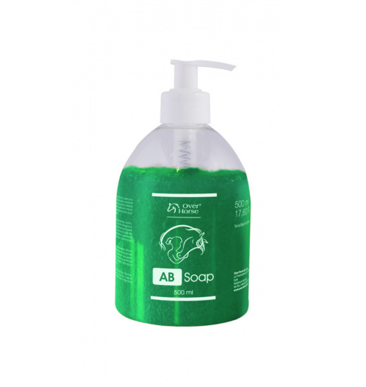 OVER HORSE MYDŁO ANTYBAKTERYJNE AB SOAP 500ML - 1 w kategorii: Pielęgnacja konia do jazdy konnej