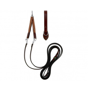 PRESTIGE ITALIA E84 REIN WITH ELASTIC STRAPS - 1 in category: Reins for horse riding