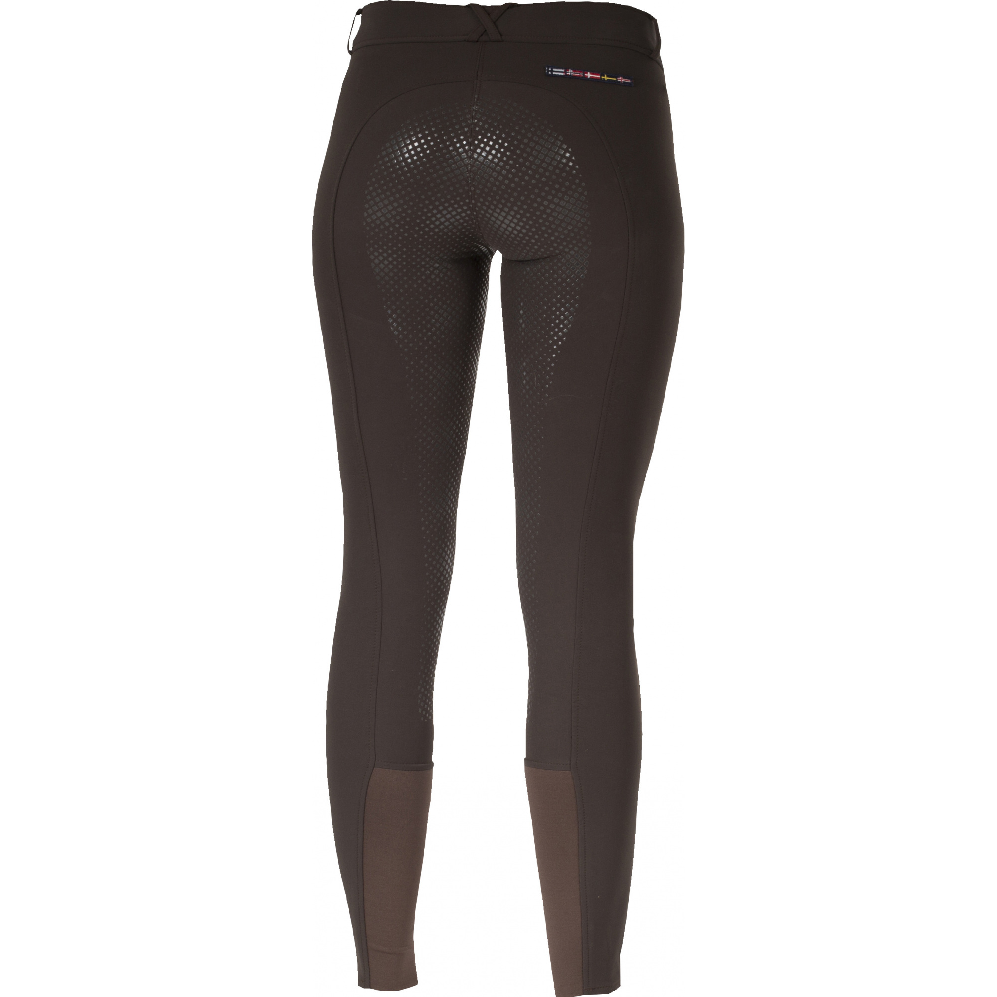 Mid-Waist Horze Grand Prix Womens Silicone Grip Knee Patch Riding Breeches Water And Dirt Resistant 