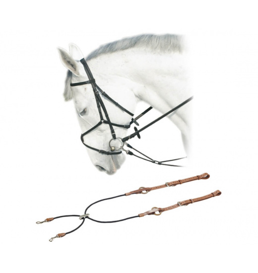 PRESTIGE ITALIA E51 REINS - 1 in category: Reins for horse riding